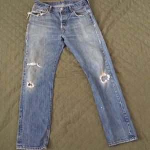Levi’s 501 naturally distressed 32X34